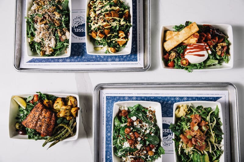 Vessel Kitchen food spread